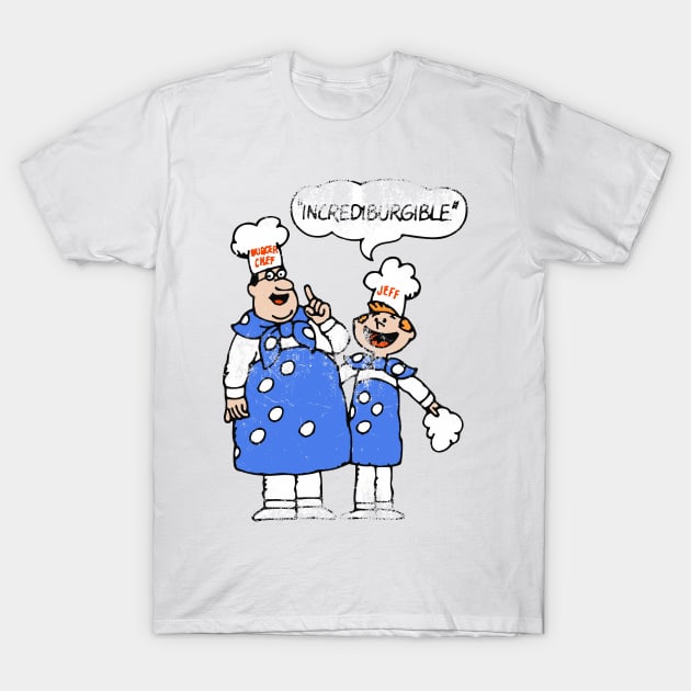 Burger Chef and Jeff - An American Fast Food Restaurant T-Shirt by EverGreene